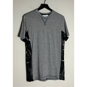 Eleven Paris Mixed Print Short Sleeve Tee Size S